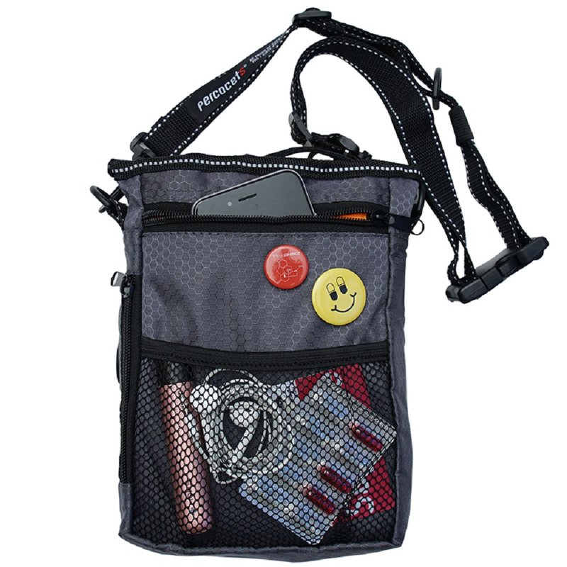 Urban outdoor wind ultra-light waterproof small bag messenger bag - กระเป๋าแมสเซนเจอร์ - เส้นใยสังเคราะห์ สีดำ