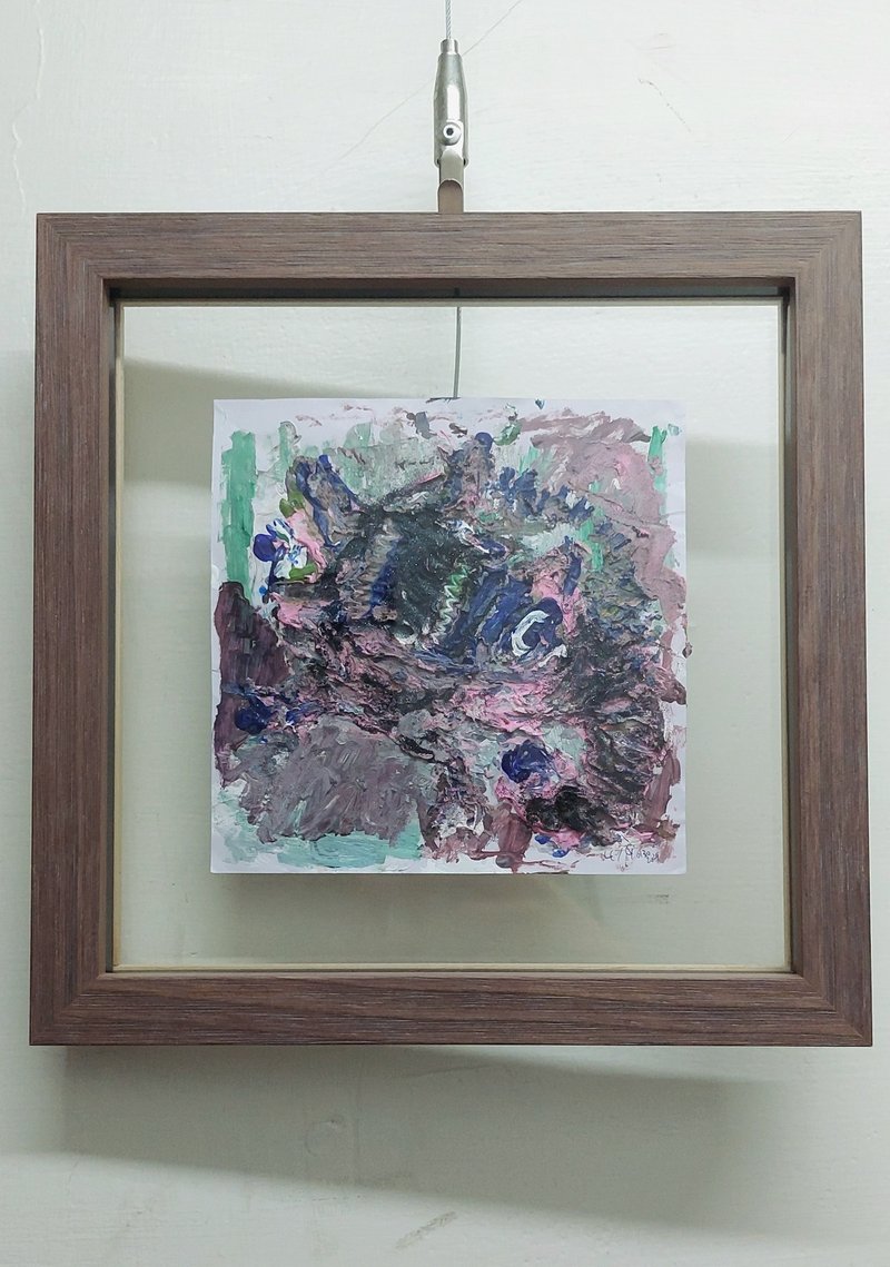 抽象 變色龍 原畫 - 海報/掛畫/掛布 - 紙 咖啡色