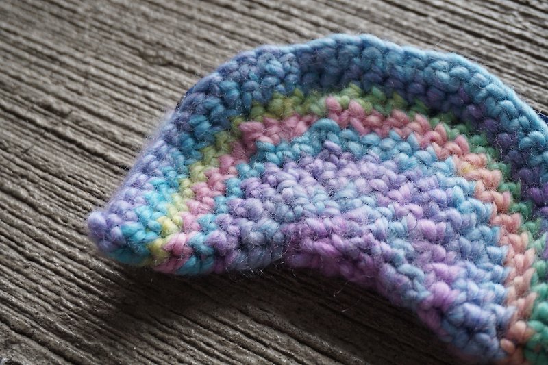 Crocheted Yarn Purse - กระเป๋าสตางค์ - ขนแกะ หลากหลายสี