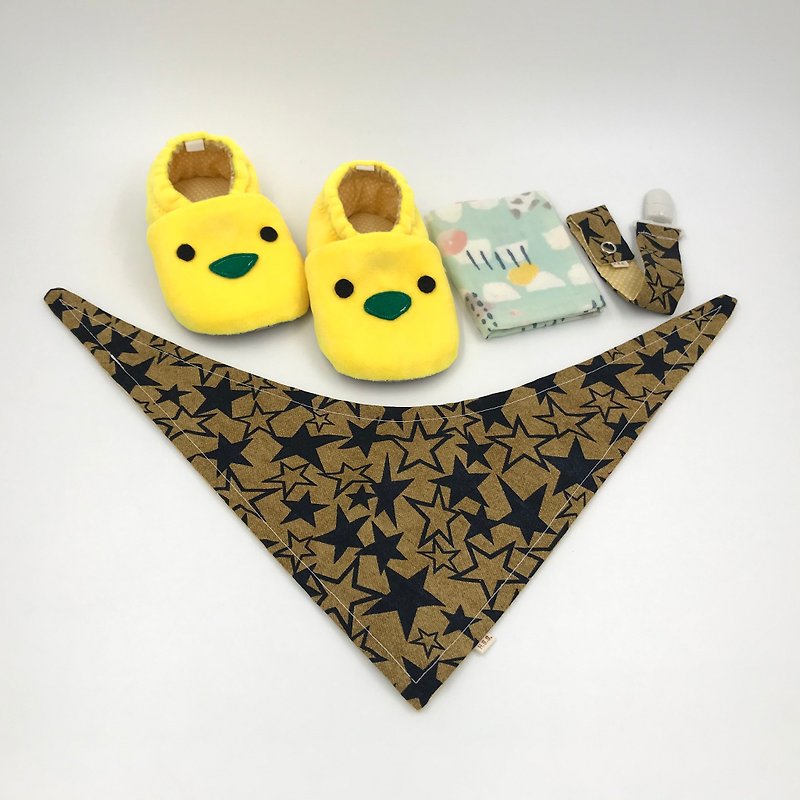 Coffee star shape chicken gift box - ของขวัญวันครบรอบ - ผ้าฝ้าย/ผ้าลินิน สีเหลือง
