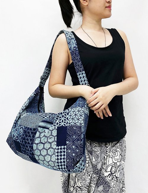 pikalda Thai Cotton Bag Women bag Shoulder bag Cross Body Bag Indigo