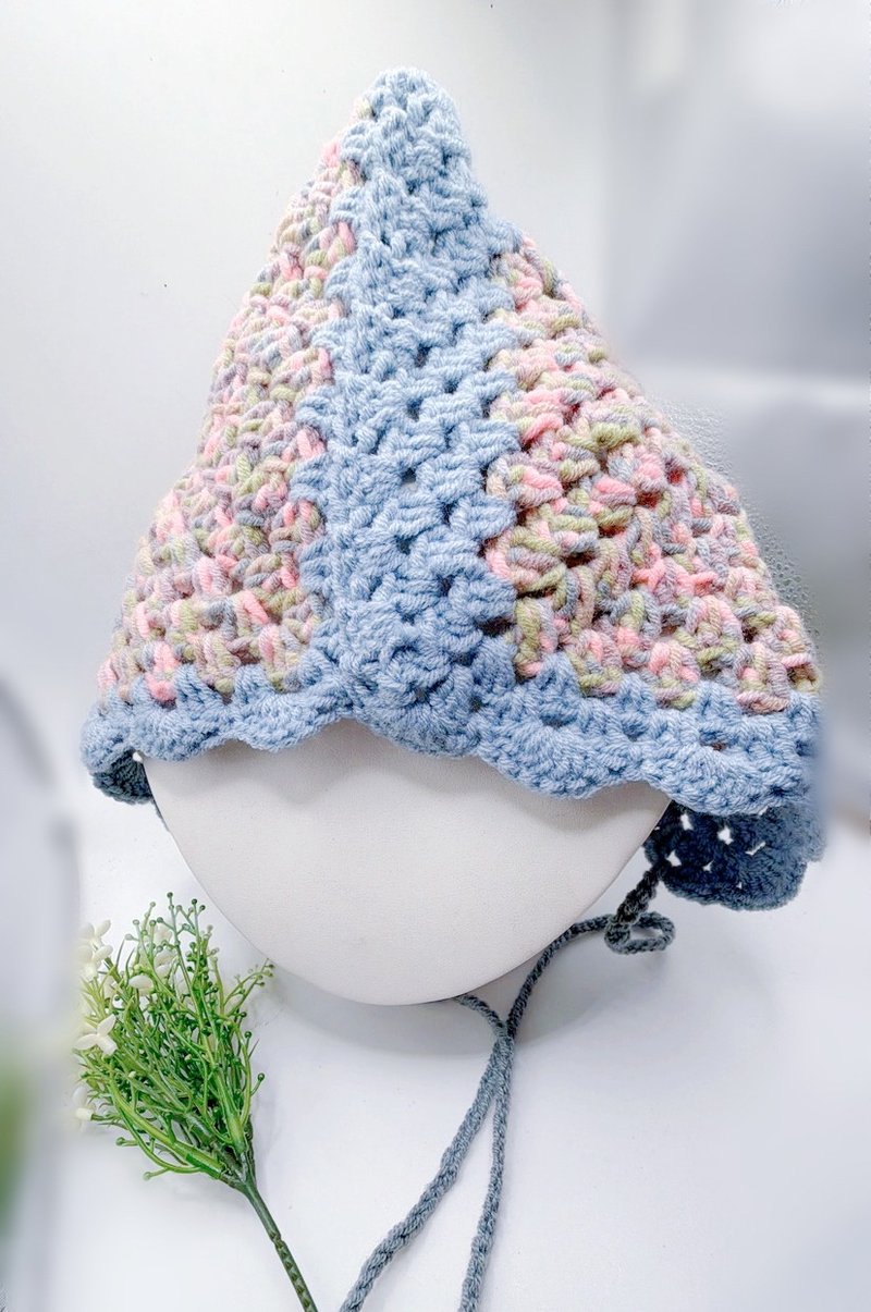Romantic Handmade Autumn/Winter Hat - หมวก - วัสดุอื่นๆ สีเทา