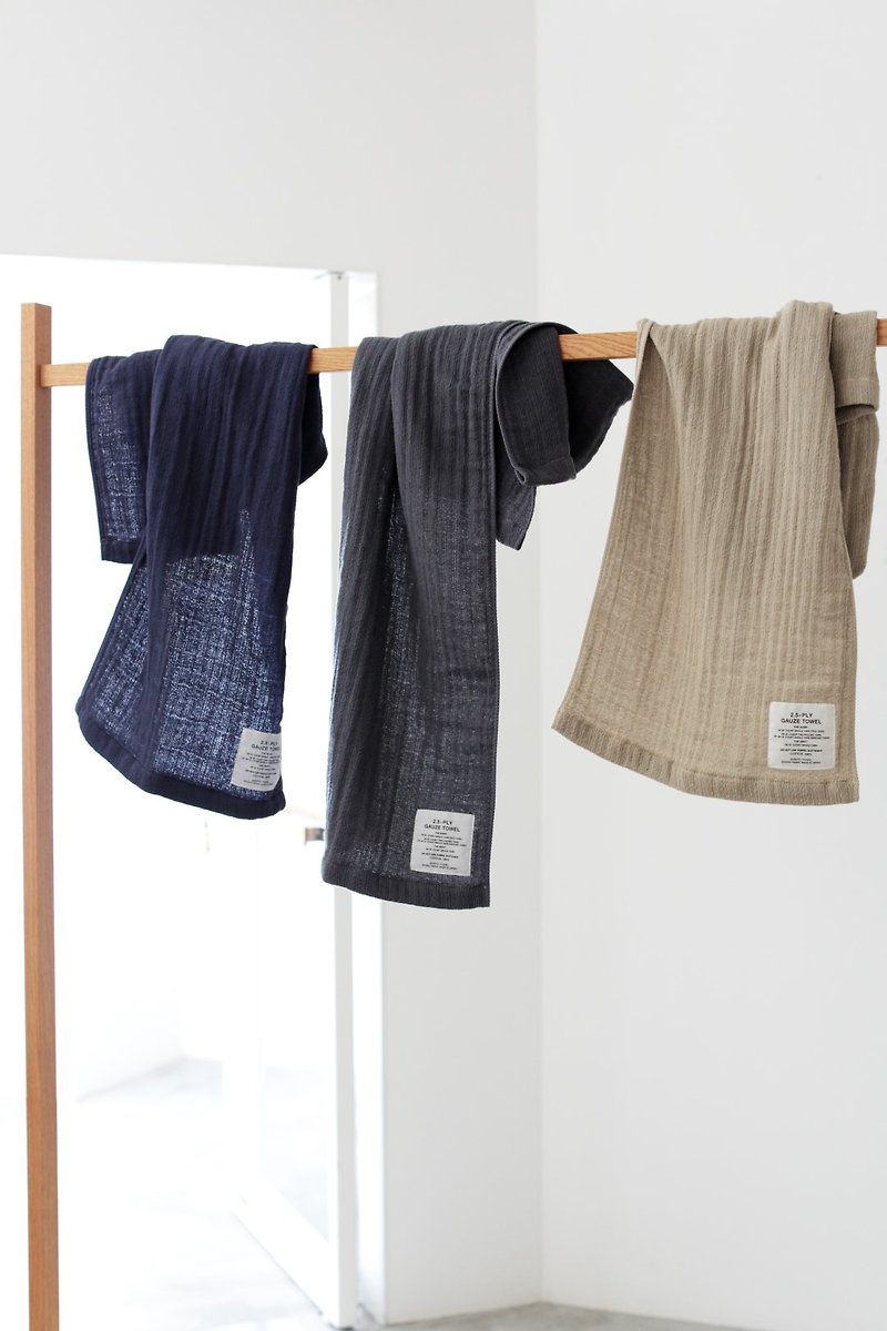 2.5-PLY GAUZE SCARF TOWEL     by SHINTO TOWEL - Towels - Cotton & Hemp Multicolor