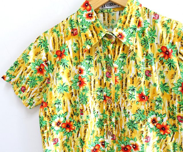 │Slowly│ South China Sea style-vintage shirt│vintage.Retro.Art