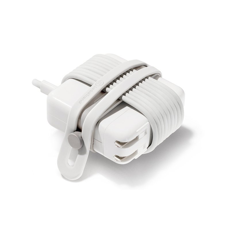 【LT】Belt Tie 一體收線器 - 捲線器/電線收納 - 矽膠 灰色