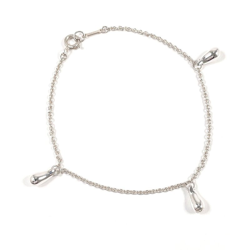 【日本直送 中古美品】ティファニー TIFFANY&Co. ブレスレット ティアドロップ 3P エルサペレッティ シルバー925 - 手鍊/手環 - 純銀 銀色