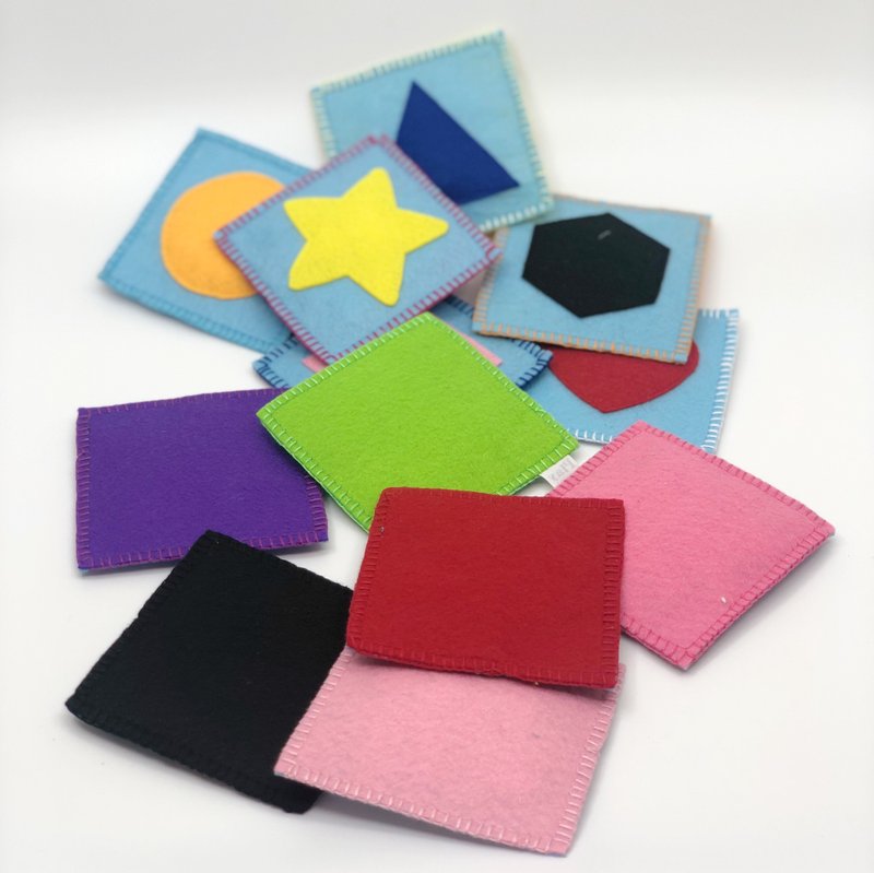 圖形配對布卡 - 寶寶/兒童玩具/玩偶 - 其他人造纖維 