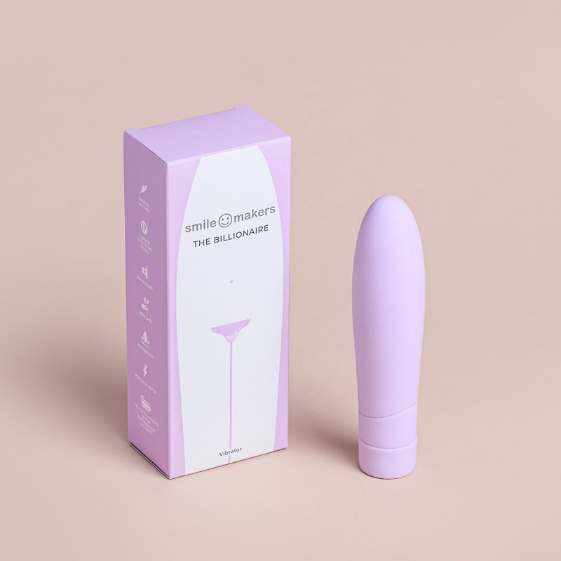 The Billionaire - An Iconic Vibrator For External and Internal Solo Play - Adult Products - Silicone Purple