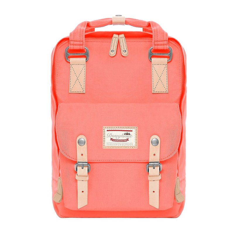 Doughnut Waterproof Macaron Backpack - Peach Orange - Backpacks - Other Man-Made Fibers Orange