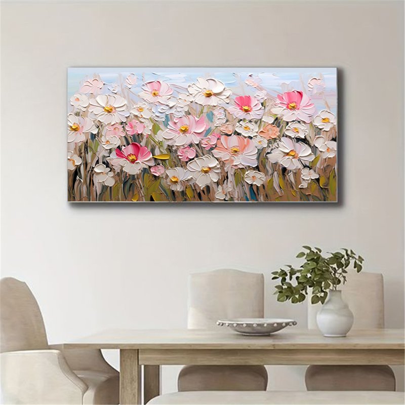 Landscape Painting Abstract Canvas Wall Art Picture for Living Room Decoration - โปสเตอร์ - ลินิน 