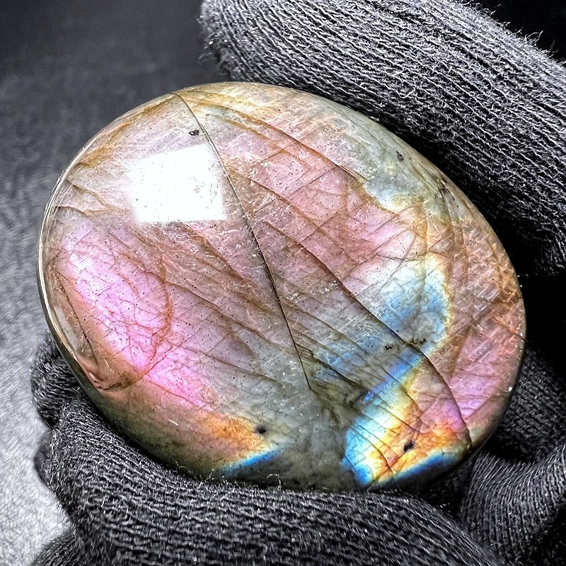 staring at purple. Sleep one picture one thing decoration hand handle AB surface gift l labradorite purple labradorite l - Items for Display - Stone Multicolor