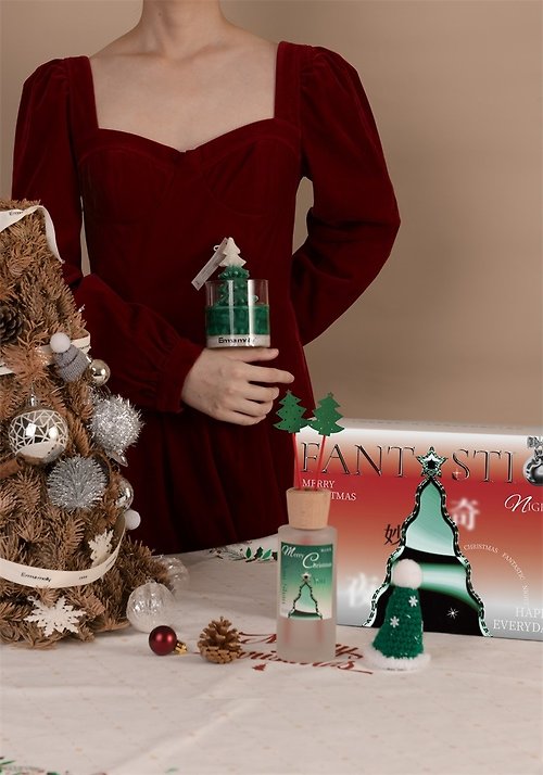 Emma molly 聖誕奇妙夜 香薰蠟燭禮盒套裝 高級感香氛擺件 生日聖誕禮物