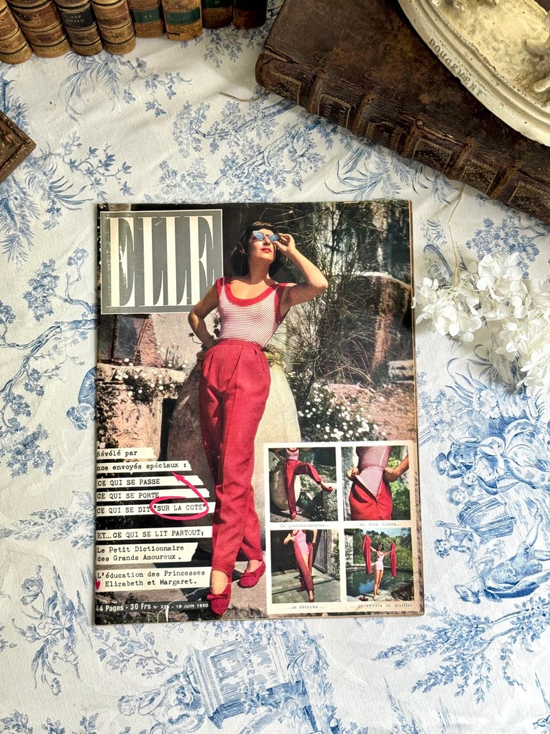 50231-珍藏1950年 ELLE 時尚雜誌238期 - 刊物/書籍 - 紙 