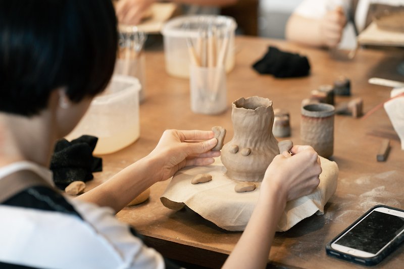 Pottery hand-making experience workshop_Taichung Central District Ceramics Studio - งานเซรามิก/แก้ว - ดินเผา 