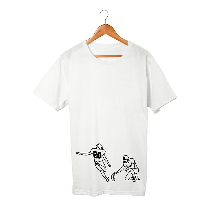 アメフト #2 Tシャツ - Tシャツ メンズ - コットン・麻 ホワイト