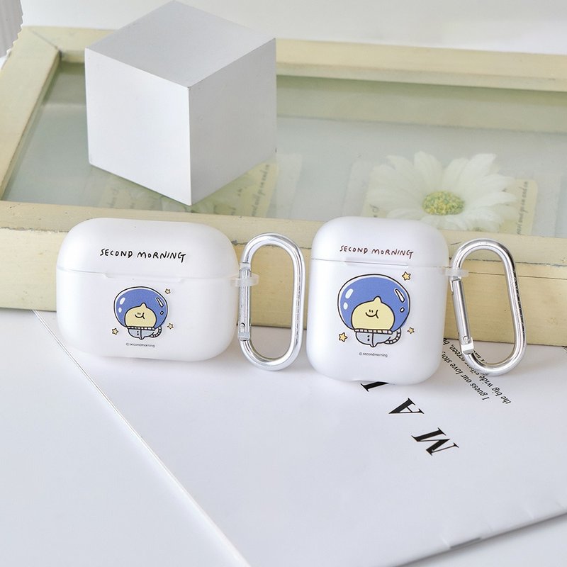 Second Morning Space Lemon Matte AirPods Case - ที่เก็บหูฟัง - พลาสติก สีใส