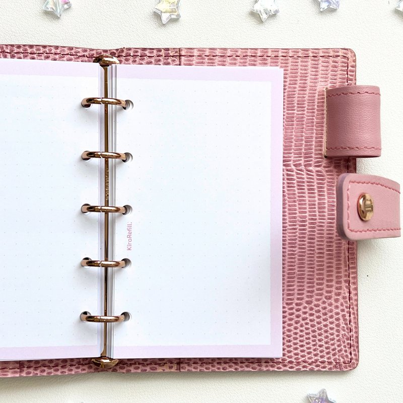 4mmドット方眼リフィル (マイクロ5サイズ) - 筆記本/手帳 - 紙 多色