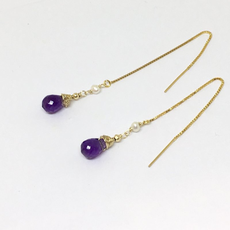 Customers Miss Rain love a total of 2 exclusive stores - Earrings & Clip-ons - Gemstone Purple