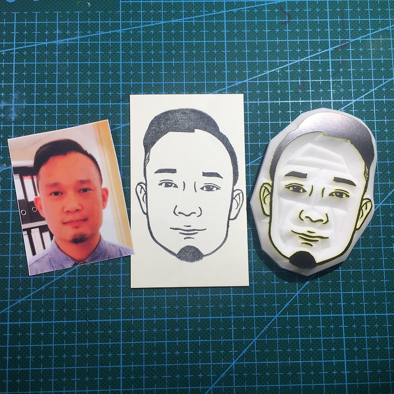 Pinkoi x Handmade J Makers' Workshop - Portrait Rubber Stamp Workshop - ตราปั๊ม/สแตมป์/หมึก - ยาง 
