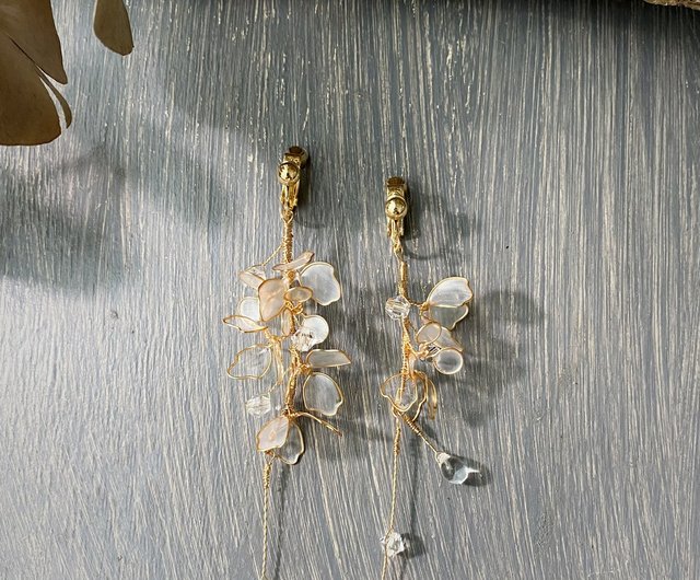 クリスタルの花束ピアス クリスタルフラワーピアス CH2089 | cherche