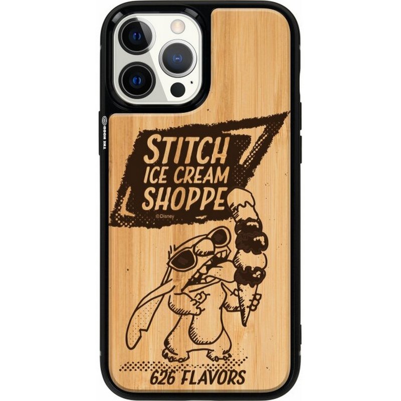 Disney Stitch Wooden Case iPhone 16 Pro Case wood magsafe 5622 - เคส/ซองมือถือ - ไม้ หลากหลายสี