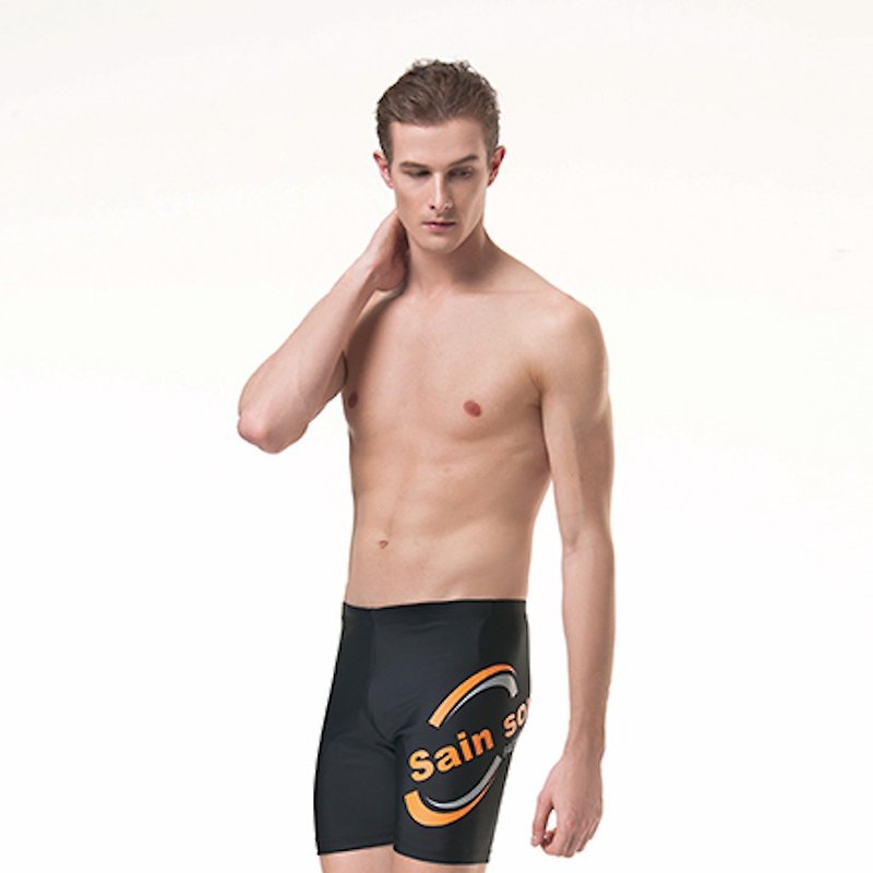 MIT Five-Point Swim Shorts-Extra Size~5L - Men's Swimwear - Nylon Black