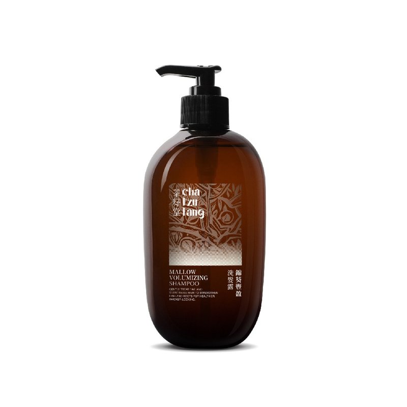 Tea Seed Church Mallow Volumizing Shampoo 500mL【Suitable for fine, soft and flat hair】 - Shampoos - Plants & Flowers 