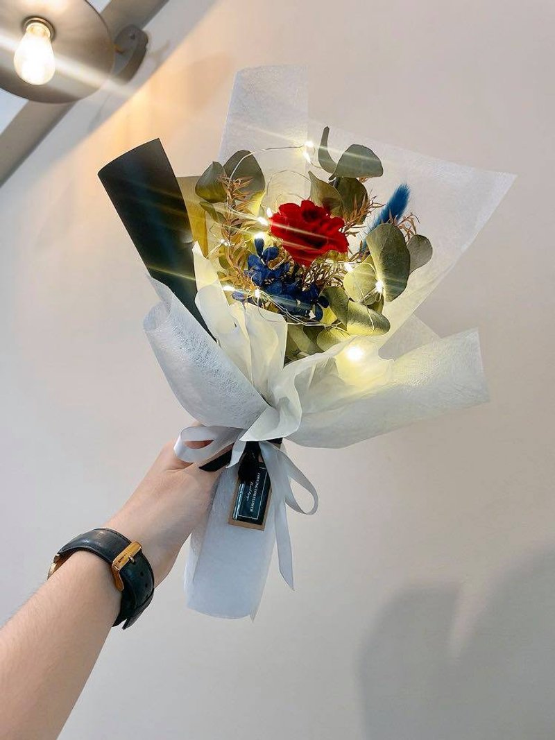 乾燥花束【心動的感覺】生日花束 玫瑰花束 畢業花束 情人節花束 - 乾燥花/永生花 - 植物．花 
