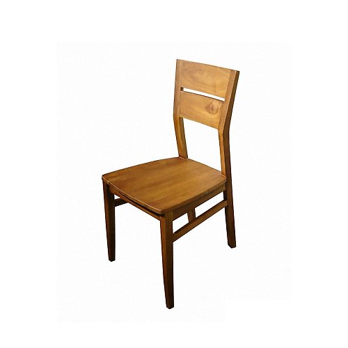 吉迪市 JatiLiving 【吉迪市100%全柚木家具】LT-011 柚木曲面造型餐椅 休閒椅 椅子
