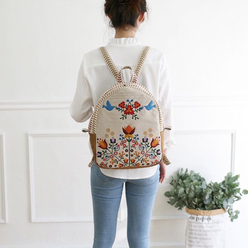 handmade womens backpack fashion bags  - Backpacks - Other Materials Multicolor
