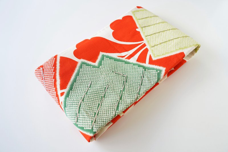 KIMONO OBI, Japanese Obi belt, Obi belt, Kimono accessory /4384 - 其他 - 絲．絹 紅色