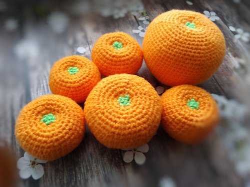 Fruit Keychain Easy Crochet Pattern PDF