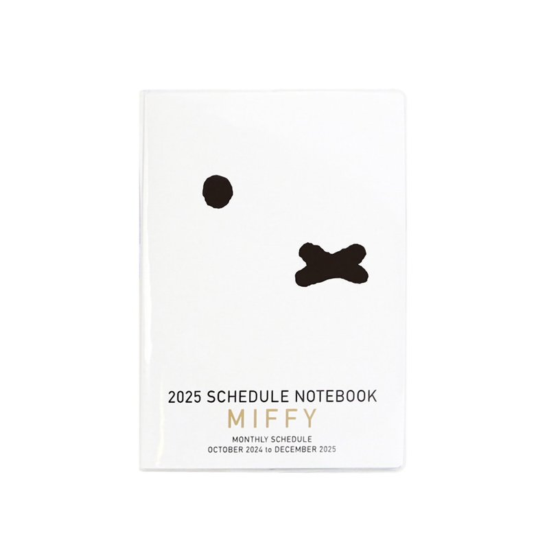 [Miffyx cube スクエア] 2025 A5 monthly plan account - Notebooks & Journals - Paper 