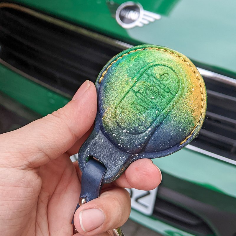 MINI Cooper Countryman F60 Leather Car Key Case - ที่ห้อยกุญแจ - หนังแท้ หลากหลายสี