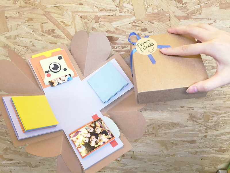 Customized –Explosion box with 4 features - Photo Albums & Books - Paper 