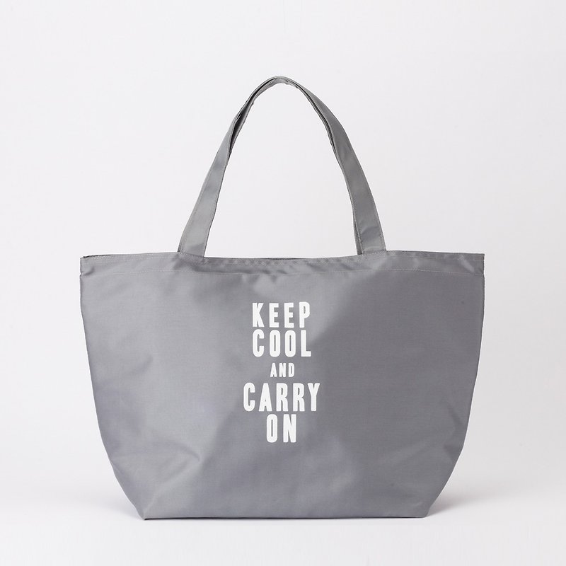 Keep Cool and Carry On Bag Large - กระเป๋าถือ - ไฟเบอร์อื่นๆ สีดำ