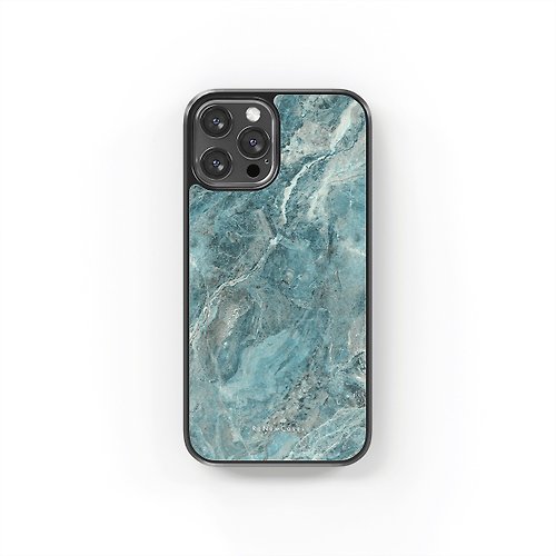 ReNewCases 環保 再生材料 iPhone 三合一防摔手機殼 藍色大理石紋