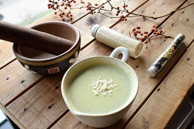 【線上】吾榖茶糧 居家防疫體驗製作擂茶 贈擂缽.材料包.線上教學 - 烘焙/烹飪/料理 - 陶 