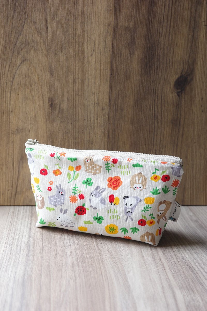 Tutu Garden Rice - Cosmetic Bag Universal Bag Storage Bag | Haibo Handmade - Toiletry Bags & Pouches - Cotton & Hemp 