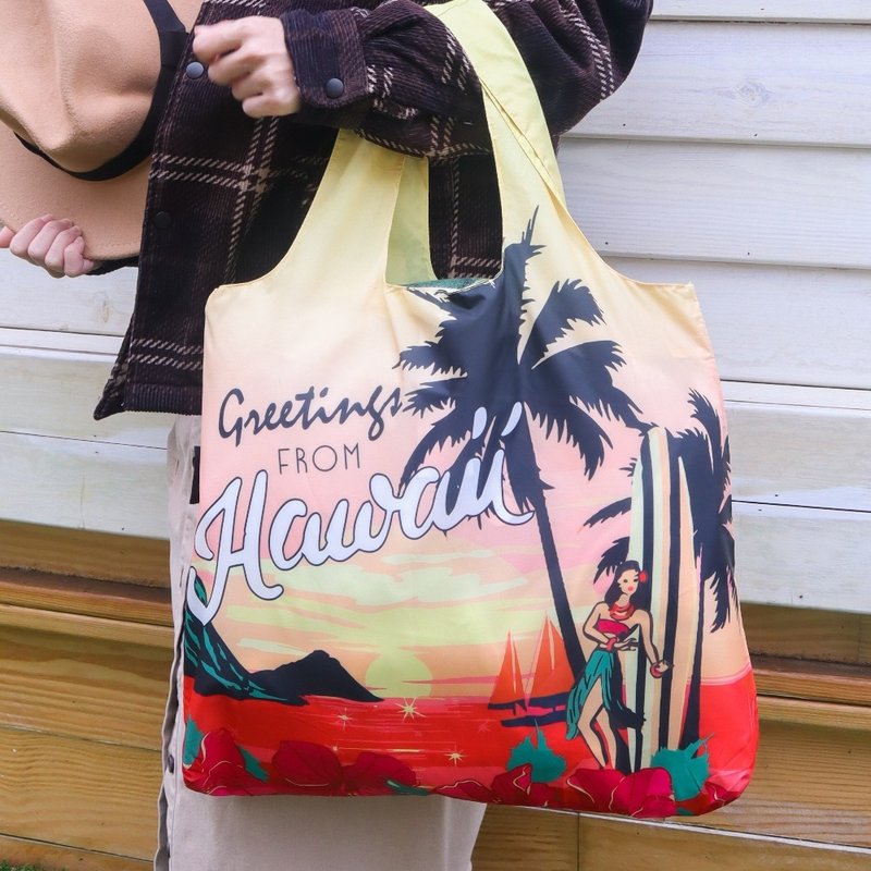 ENVIROSAX Australian Reusable Bag- Travel Hawaii - Messenger Bags & Sling Bags - Polyester Multicolor