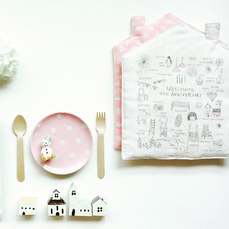 La la la [] Sweet Home insulation pad / limited hand / table decorations - Place Mats & Dining Décor - Other Materials 