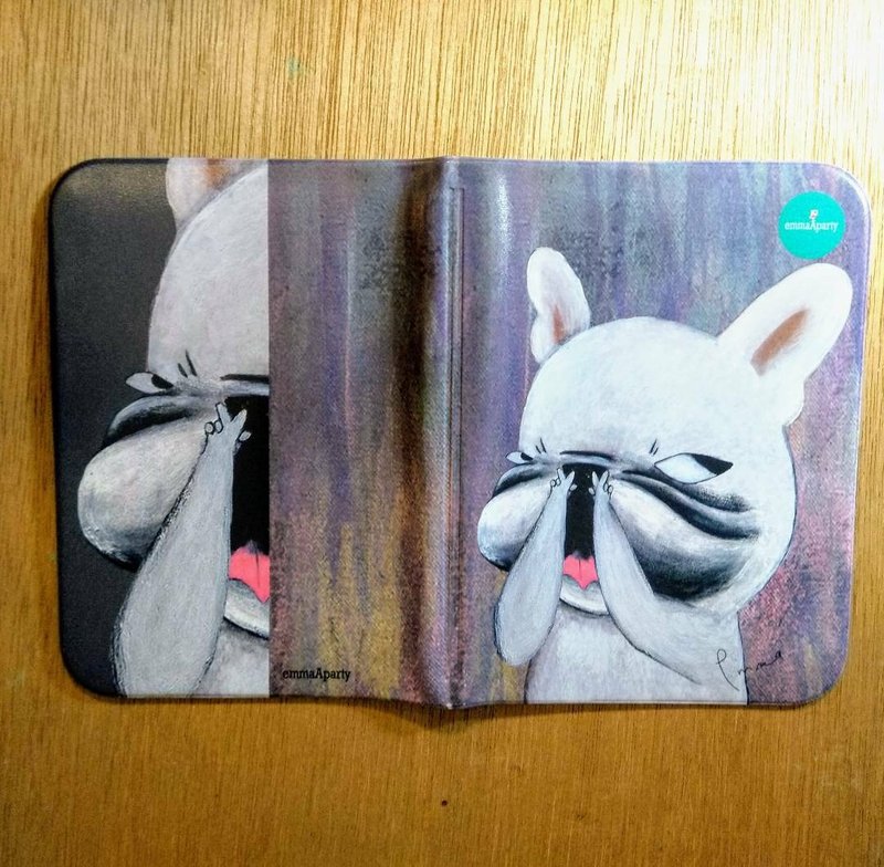 emmaAparty illustration passport holder: yaya law - Passport Holders & Cases - Plastic 