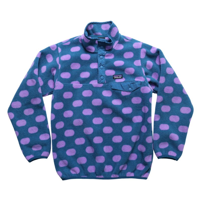Patagonia Synchilla 點點套頭衫 抓毛絨上衣 - 女上衣/長袖上衣 - 其他材質 藍色