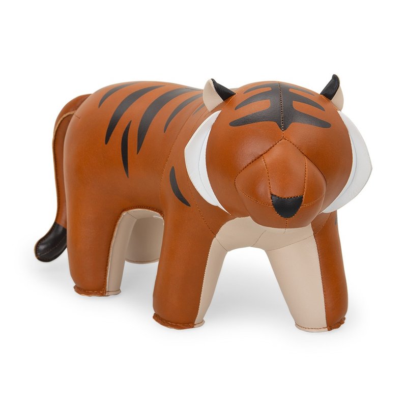 【門擋】孟加拉虎 Hunt 皮革動物擺飾  | 入厝禮物 - 擺飾/家飾品 - 人造皮革 多色