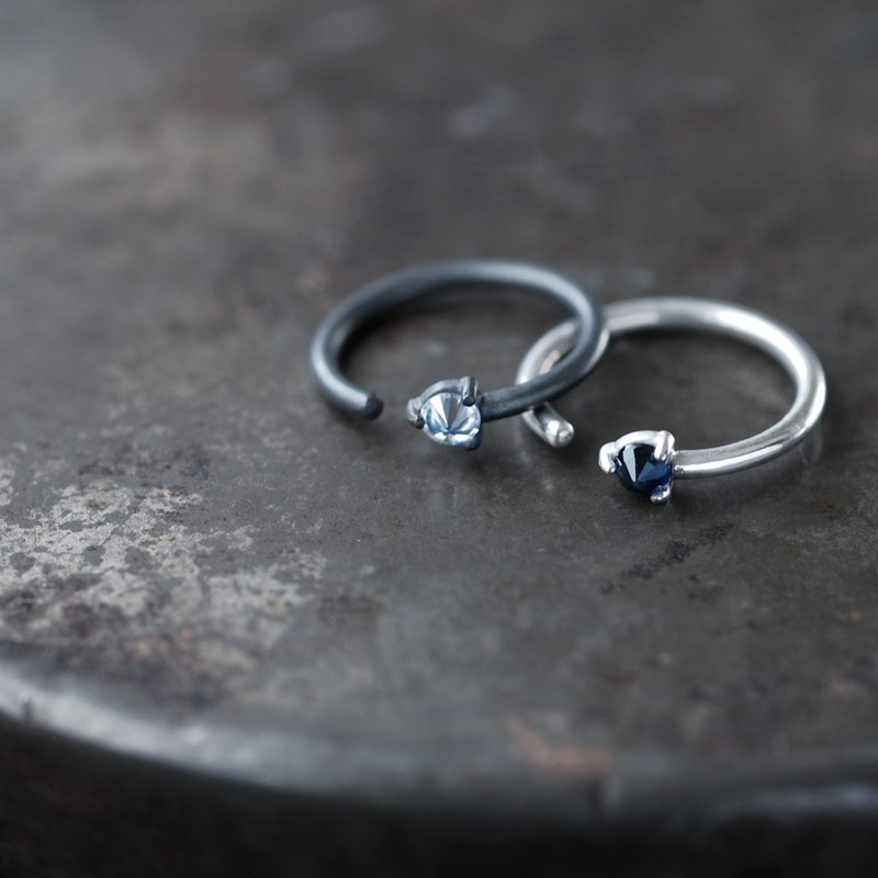 One grain fork ring ring Silver 925 設計館 cloudjewelry 戒指 Pinkoi