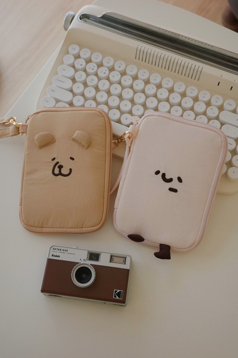 咻熊家 熊のパスポートケース 泥のパスポートケース - スーツケース - ポリエステル 