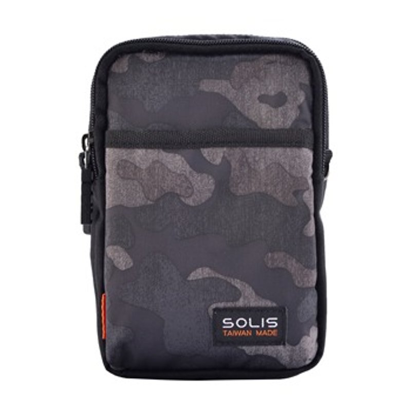 SOLIS 狩獵迷彩系列 多功能萬用包 (冷冽黑) - 護照夾/護照套 - 其他材質 多色