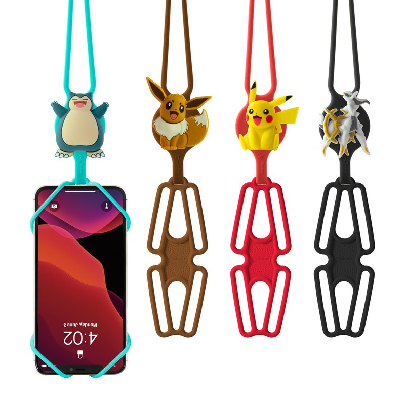 Bone / Neck hanging mobile phone strap second generation-Pokémon - อุปกรณ์เสริมอื่น ๆ - ซิลิคอน หลากหลายสี