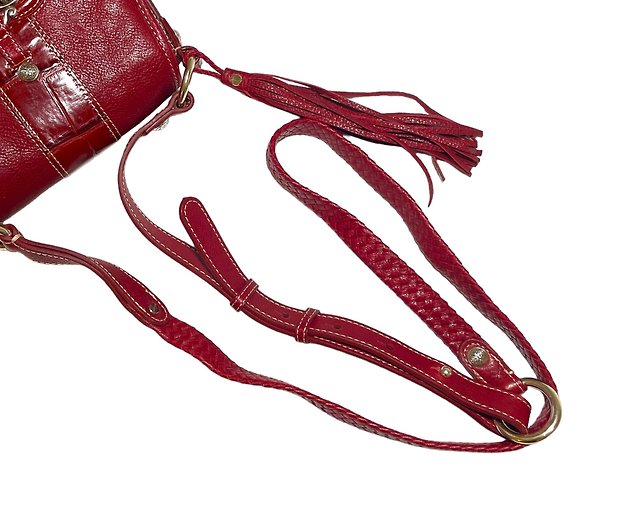 Vintage Brighton Red Heart Crossbody Purse - Shop aoi.vintage Messenger  Bags & Sling Bags - Pinkoi