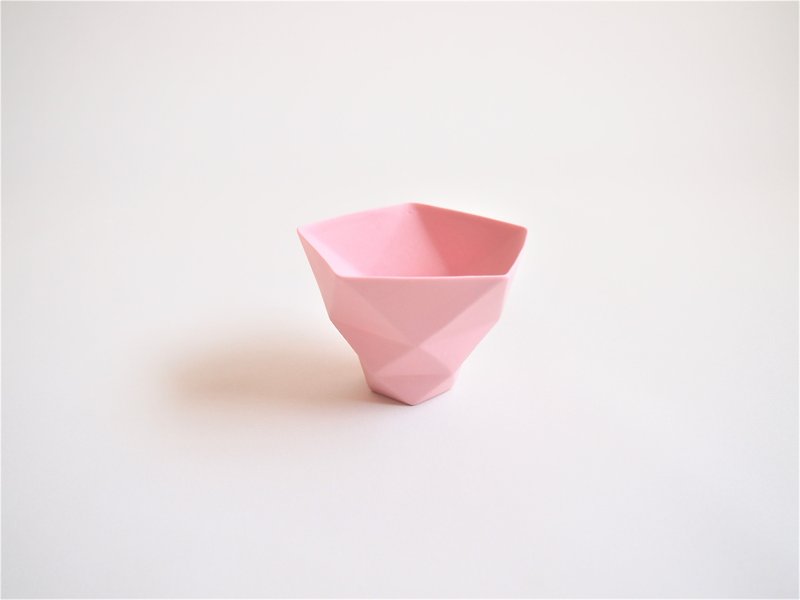origami cup pink - Bar Glasses & Drinkware - Pottery Pink